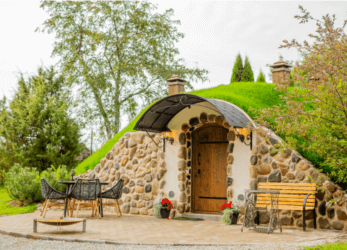 Erdkeller, Sauna und Gartenhaus